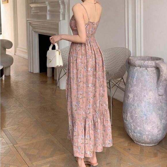 Floral Ruffle Cami Dress - Picture 2 of 5